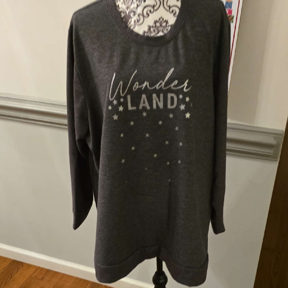 Lane Bryant Charcoal Graphic Sweatshirt